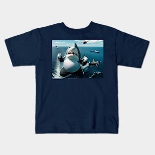 Fat Shark Killer Kids T-Shirt